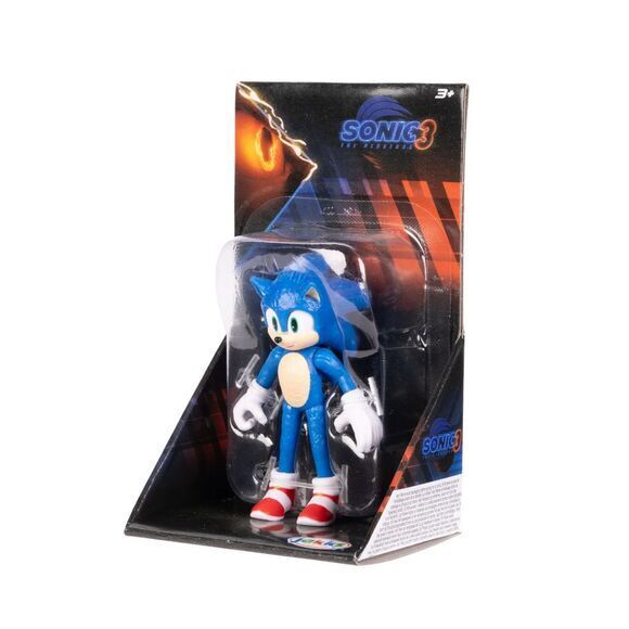 Sonic The Hedgehog 3 Movie SONIC Figure Toy‎ Jakks 2024 5" Rare - Picture 3 of 8